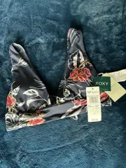 Roxy MOOD INDIGO/SUNSET BOOGIE Elongated Triangle Bikini Swim Top, US Small