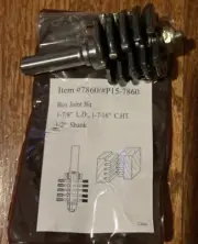 NEW IN POUCH - MLCS 7860 Box Joint Router Bit 1/2 inch Shank
