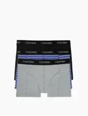 Calvin Klein Men's NP2167O914 Cotton Stretch 3-Pack Trunk Size S