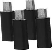 HOMSFOU 4pcs USB C to Micro USB Adapter Female to Micro USB Male Converter Lightweight and Portable Charging Accessories for Seamless Connectivity and Versatile Use