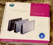 Cooler Master X Craft 250 Lite HDD External Enclosure IDE to USB 2.5” PATA 200G