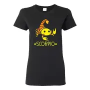 Cartoon Astrology Scorpio - Scorpion Birthday Horoscope Womens T Shirt