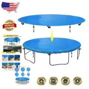 12 FT Waterproof Trampoline Cover - Easy Install Weather Protection in Blue