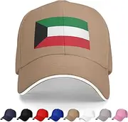 [Generic] National Emblem of Kuwait Baseball Cap Kuwaiti Trucker Dad Hat for Men Women Outdoor Sport Running