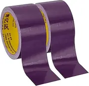 uxcell 2"x0.01" Bookbinding Tape, 22 Yard Total 2 Roll Cloth Bookbinding Repair Tape Book Binding Tape Self Adhesive for Repairing Old Books, Purple
