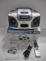 Boombox CD GPX C980 New Vintage Rare Portable Compact Disc Stereo Cassette