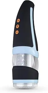 Rotating & Vibrating Automatic Masturbator w Holder