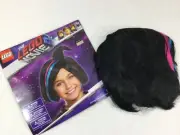 LEGO Movie 2 Lucy Wig Girls Ages 7+ Halloween Dress Up Black Striped Blue Pink