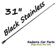 31" Black Stainless AM FM Antenna Mast FITS: 2002-2007 Saturn Vue