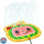 CoCoMelon Splash Pad, Outdoor Play Mat, Sprinkler for Kids and Baby Pool for