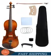 4 String Acoustic Violin 4/4 Full Size Handmade Violin For Student Beginner Set