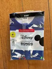 Bonds Disney Goofy Size 2 18-24 BNIP Blue