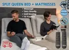Electric Adjustable Bed Split Queen + 2x Free Mattress +Massage + USB + Zero G