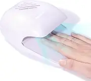 Nail Polish Dryer - Portable Press-On Nail Gel Hair Dryer, Home Use Nail Machine For Hands And Feet, Professional Manicure Machine For Home And Travel