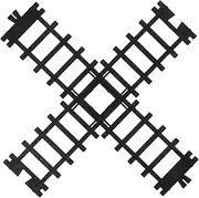 UPKOCH Train Track Tracks Track Train Black Plastic
