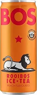 BOS Peach Flavoured Iced Tea Can 300 ml
