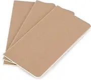 Wanderings Traveler's Journal Inserts - Grid Graph Paper - Set of 3 | Journal Refills for Leather Travel Journals, Diaries and Planners | 8.25 x 4.25 Inch (21cm x 11cm)