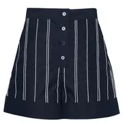 [3.1 Phillip Lim] Short With Wave Emb Stitch