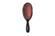 Large Popular Bristle and Nylon Brush - BN1 Dark Ruby by Mason Pearson for Unisex - 2 Pc Hair Brush, Cleaning Brush