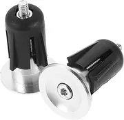 1 Pair Mountain Bike Handlebars Handle Bar Ends Plugs Bike Handlebar End Plugs Only Bike Handlebar Ends Ergonomic Bicycle Handlebar End Caps Handrail End Cap Aluminum Alloy