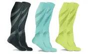 3 packs Sports Compression Socks for Men & Women Athletic Fit Good Circulation Support Socks