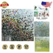 Static Cling Decorative Window Covering 45" x 78.7" - Privacy & Light Control