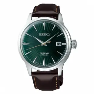 【SEIKO 精工】Presage Cocktail 調酒師機械錶-40mm(SRPD37J1)