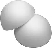 Foam Hollow for Pit Sponge Football Balloons Balls for Ball Pit Upholstery Foam Polystyrene Balls Sponges Jumbo Ornaments Foam Circles White