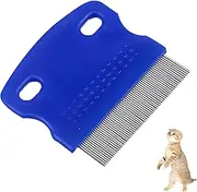 1x Pet Hair Flea Shedding Cleaning Brush Grooming Comb Cat Dog Stainless Trimmer, Durable and Portable, Ideal for Pet Coat Health and Cleanliness