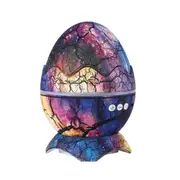 Dinosaur Egg Galaxy Star Projector Starry Light with Wireless Music Player - White