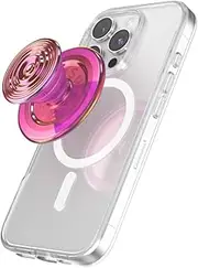 PopSockets: PopGrip for Magsafe - Stand and Grip for Mobile Phones and Case with an Interchangeable Top - Ripple Irdscnt Absinthe