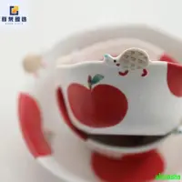 在飛比找蝦皮購物優惠-熱銷-日式手繪浮雕陶瓷碗盤 手繪啞光碗盤 粗陶日式釉下彩不規