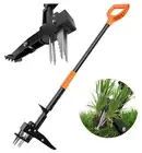 4-Claw Weed Puller Tool, 42" Stand up Gardening Hand Weeding Tool, Tovve Heavy