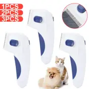 Peine eléctrico para eliminar piojos y pulgas para perros y gatos