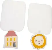 INOOMP 2Pcs Gauze Sweat Pad for Boy Girl Multi Layered Comfortable Towel Soft Absorbent Back Pad for Daily Use Quick Drying Burp Cloth Random Pattern