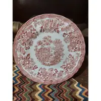 在飛比找蝦皮購物優惠-古董 瓷盤 彩繪 花紋 花卉 歐式 鄉村 盤子 餐盤