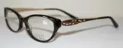 BADGLEY MISCHKA BM JEANETTE TORTOISE Optical Eyeglass Frame For Women SWAVORSKI
