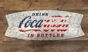 Drink Coca Cola Metal Sign 18" x 7"