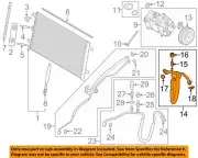FORD OEM 15-17 F-150 Condenser, Compressor Lines-Return Hose FL3Z19867H