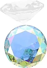 EPIGEIST 2Pcs Crystal Diamond Decorative Props for Manicure Photo Shoots Transparent Iridescent Showcase Accessories for Jewelry Displays Nail Art Home Decor