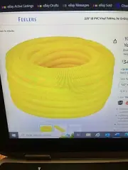 HydroMaxx 1/2" x 100' Yellow LDPE Corrugated Split Tubing