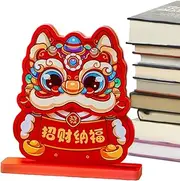 Chinese New Year Centerpieces,Spring Festival Ornaments Signs - 2025 Chinese New Year Decoration Table Centerpieces Ornament Supplies For New Years