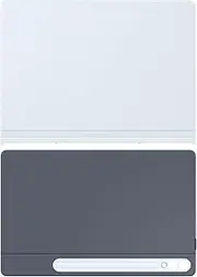 [Samsung] Galaxy S10+ | Tab S9+ | S9FE+ Smart Book Cover, Tablet Protection Case, Portrait and Landscape Modes, Detachable Platform, Auto Screen On/Off, US Version, Blue