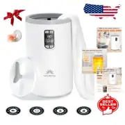 Oversized Towel Heater with Delay Timer & Child Safety Lock for Home Spa Luxury