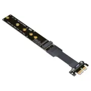 M.2 NVMe SSD To PCIe 4.0 X1 Extension Cable Solid State Drive Adapter Card