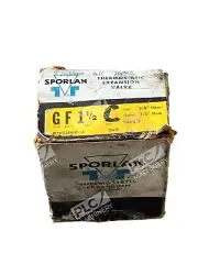 Sporlan Thermostatic Expansion Valve 3/8" Inlet 1/2" Outlet GF1-1/2-C