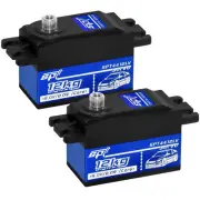2PCS 12kg Low Profile Servo RC Digital Servo High Torque Full Metal Gear & St...