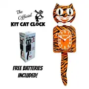 BENGAL TIGER KIT CAT CLOCK 15.5" Official Kit-Cat Klock MADE IN USA Free Battery