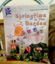 Provo Craft Springtime in the Garden Decorative Tole Painting Book