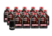 14L Motul 4100 POWER 15W50 Wix XP Filter Engine Motor Oil Change Kit API SL/CF
